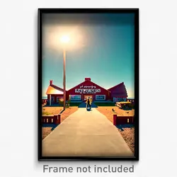 Pixel Art Poster - Rubbery Ranch (8 Bit Psychedelic Trippy Video Game Print)