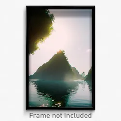 Pixel Art Poster - Unnatural Delta (8 Bit Psychedelic Trippy Video Game Print)