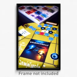 Pixel Art Poster - Unimaginable Board Game (8 Bit Psychedelic Video Game Print)