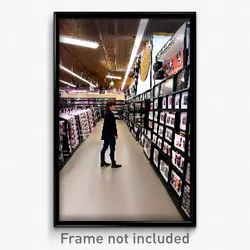 Pixel Art Poster - Immaculate Vinyl Store (8 Bit Psychedelic Video Game Print)