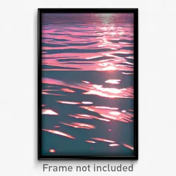 Pixel Art Poster - Polished Shoals (8 Bit Psychedelic Trippy Video Game Print)