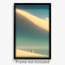 Pixel Art Poster - Pristine Clearing (8 Bit Psychedelic Trippy Video Game Print)