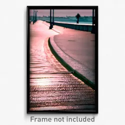 Pixel Art Poster - Dirty Promenade (8 Bit Psychedelic Trippy Video Game Print)