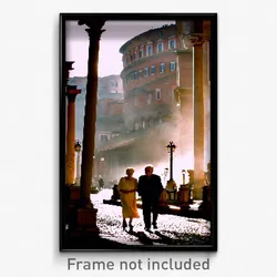 Pixel Art Poster - Elderly Rome (8 Bit Psychedelic Trippy Video Game Print)