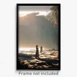 Pixel Art Poster - Hidden Strand (8 Bit Psychedelic Trippy Video Game Print)