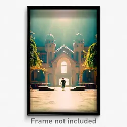 Pixel Art Poster - Creative Estate (8 Bit Psychedelic Trippy Video Game Print)