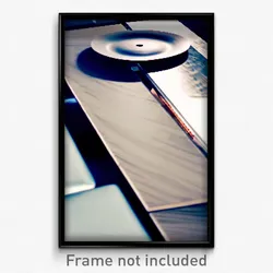 Pixel Art Poster - Warped Table (8 Bit Psychedelic Trippy Video Game Print)