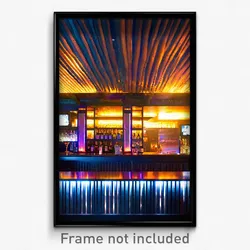 Pixel Art Poster - Made Up Bar (8 Bit Psychedelic Trippy Weird Video Game Print)
