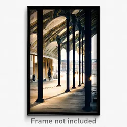 Pixel Art Poster - Rundown Copenhagen (8 Bit Psychedelic Video Game Print)
