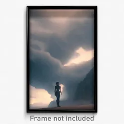 Pixel Art Poster - Hard To Find Storm (8 Bit Psychedelic Video Game Print)
