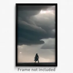 Pixel Art Poster - Thick Storm (8 Bit Psychedelic Trippy Weird Video Game Print)