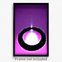 Pixel Art Poster - Fruity Black Hole (8 Bit Psychedelic Trippy Video Game Print)