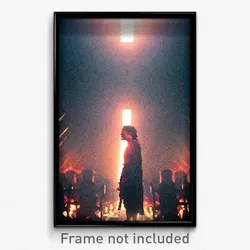 Pixel Art Poster - Impeccable Vike (8 Bit Psychedelic Trippy Video Game Print)