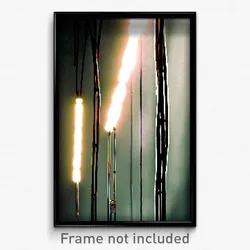 Pixel Art Poster - Unique Wire (8 Bit Psychedelic Trippy Weird Video Game Print)