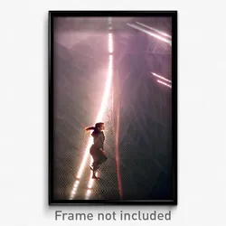 Pixel Art Poster - Adventurous Matrix (8 Bit Psychedelic Video Game Print)