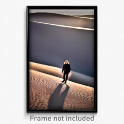 Pixel Art Poster - Average Dunes (8 Bit Psychedelic Trippy Video Game Print)