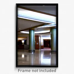 Pixel Art Poster - Smooth Hotel Lobby (8 Bit Psychedelic Video Game Print)