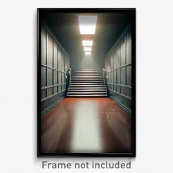 Pixel Art Poster - Beautiful Trapdoor (8 Bit Psychedelic Video Game Print)