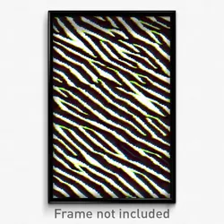 Pixel Art Poster - Zigzag Battlefield (8 Bit Psychedelic Video Game Print)