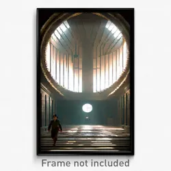Pixel Art Poster - Admired Vault (8 Bit Psychedelic Trippy Video Game Print)