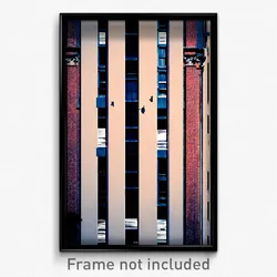 Pixel Art Poster - Unrealistic Italian Architecture (8 Bit Video Game Print)