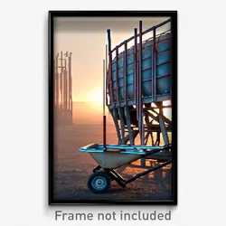 Pixel Art Poster - Impressive Barrow (8 Bit Psychedelic Trippy Video Game Print)