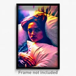 Pixel Art Poster - Unkempt Pillow (8 Bit Psychedelic Trippy Video Game Print)