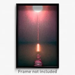 Pixel Art Poster - Novel Darkness (8 Bit Psychedelic Trippy Video Game Print)