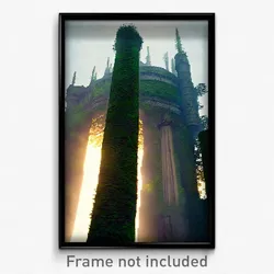 Pixel Art Poster - Grand Copse (8 Bit Psychedelic Trippy Weird Video Game Print)