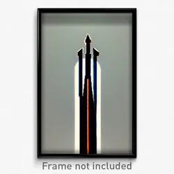Pixel Art Poster - Round Arrowslit (8 Bit Psychedelic Trippy Video Game Print)