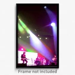 Pixel Art Poster - Negligible Concert (8 Bit Psychedelic Video Game Print)