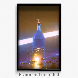 Pixel Art Poster - Liquid Prairie (8 Bit Psychedelic Trippy Video Game Print)