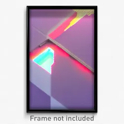 Pixel Art Poster - Digital Ditch (8 Bit Psychedelic Trippy Video Game Print)