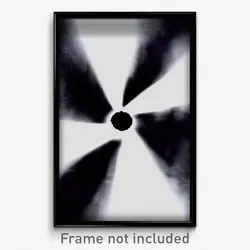 Pixel Art Poster - Frightening Black Hole (8 Bit Psychedelic Video Game Print)