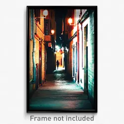 Pixel Art Poster - Uncommon Alley (8 Bit Psychedelic Trippy Video Game Print)