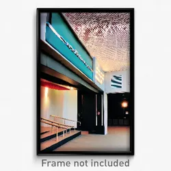 Pixel Art Poster - Uncommon Movie Theatre (8 Bit Psychedelic Video Game Print)