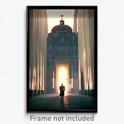 Pixel Art Poster - Great Cologne (8 Bit Psychedelic Trippy Video Game Print)