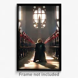 Pixel Art Poster - Stimulating Portcullis (8 Bit Psychedelic Video Game Print)