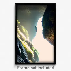 Pixel Art Poster - Whopping Gully (8 Bit Psychedelic Trippy Video Game Print)