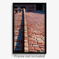 Pixel Art Poster - Attractive Brickyard (8 Bit Psychedelic Video Game Print)
