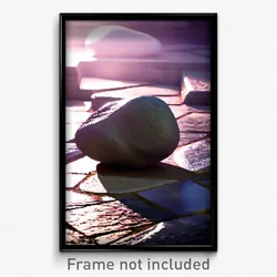 Pixel Art Poster - Glossy Stone (8 Bit Psychedelic Trippy Video Game Print)