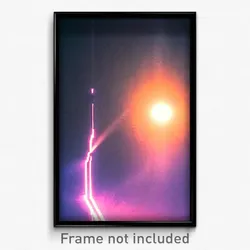Pixel Art Poster - Electric Gully (8 Bit Psychedelic Trippy Video Game Print)