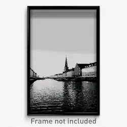 Pixel Art Poster - Colorless Copenhagen (8 Bit Psychedelic Video Game Print)