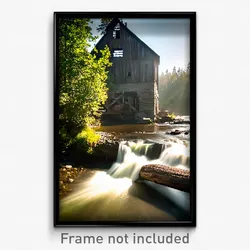 Pixel Art Poster - Unnatural Mill (8 Bit Psychedelic Trippy Video Game Print)