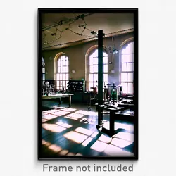 Pixel Art Poster - Vacant Laboratory (8 Bit Psychedelic Trippy Video Game Print)