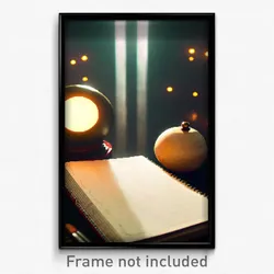 Pixel Art Poster - Spherical Journal (8 Bit Psychedelic Trippy Video Game Print)