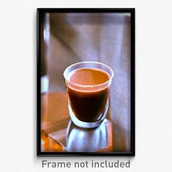 Pixel Art Poster - Rich Brown Sugar Milk Tea (8 Bit Video Game Print)