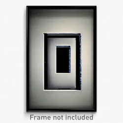 Pixel Art Poster - Rectangular Hole (8 Bit Psychedelic Trippy Video Game Print)
