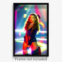 Pixel Art Poster - Flashy Relicry (8 Bit Psychedelic Trippy Video Game Print)