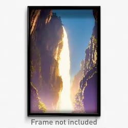 Pixel Art Poster - Incredible Cataract (8 Bit Psychedelic Video Game Print)